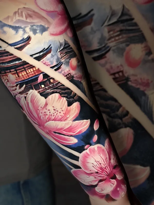 color japanese tatuaje en forearm #97850 | Tatuador Александр Sigal Ромашев