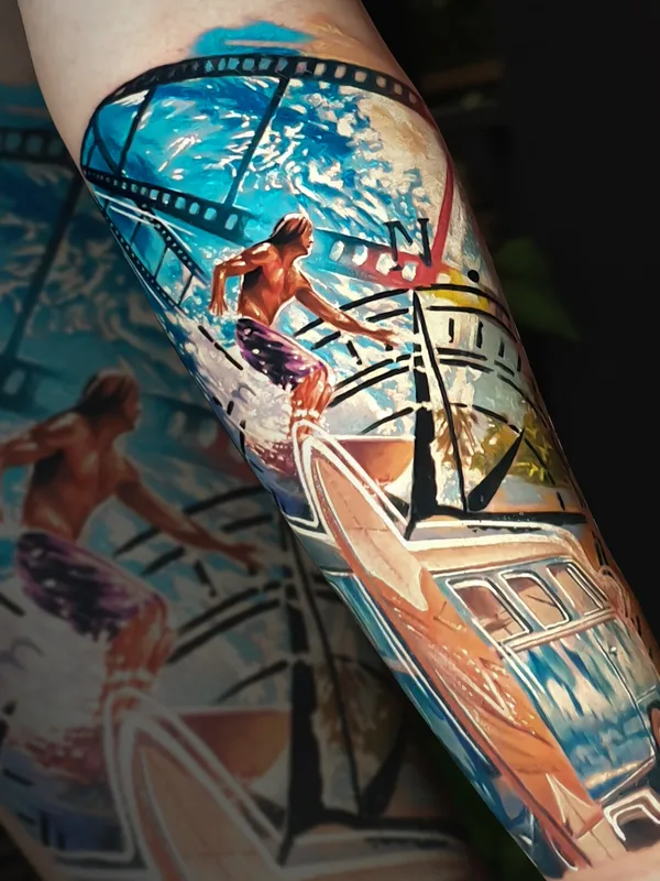 color illustrative tatuaje en forearm #97855 | Tatuador Александр Sigal Ромашев