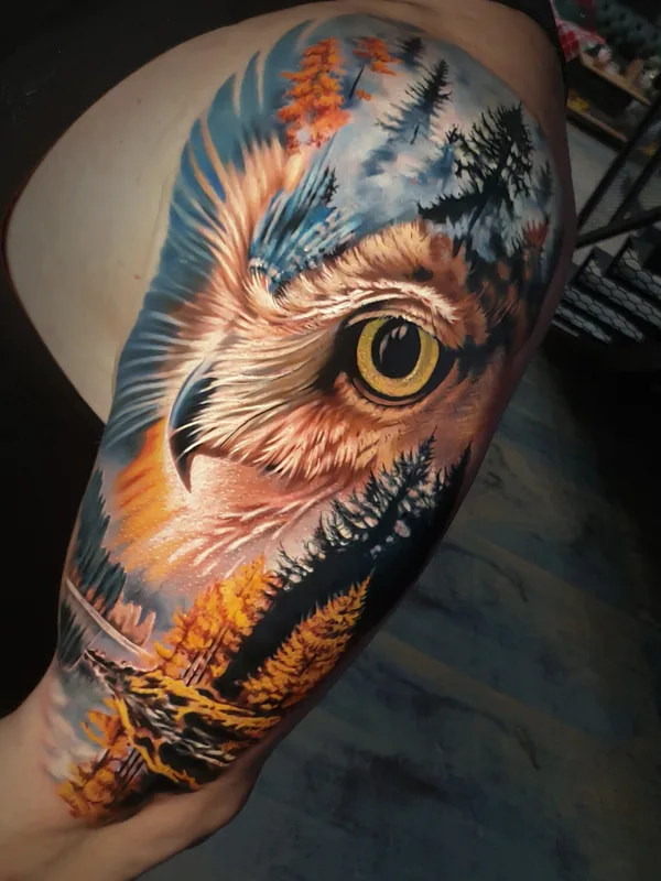 color realism tatuaje en full sleeve #97858 | Tatuador Александр Sigal Ромашев