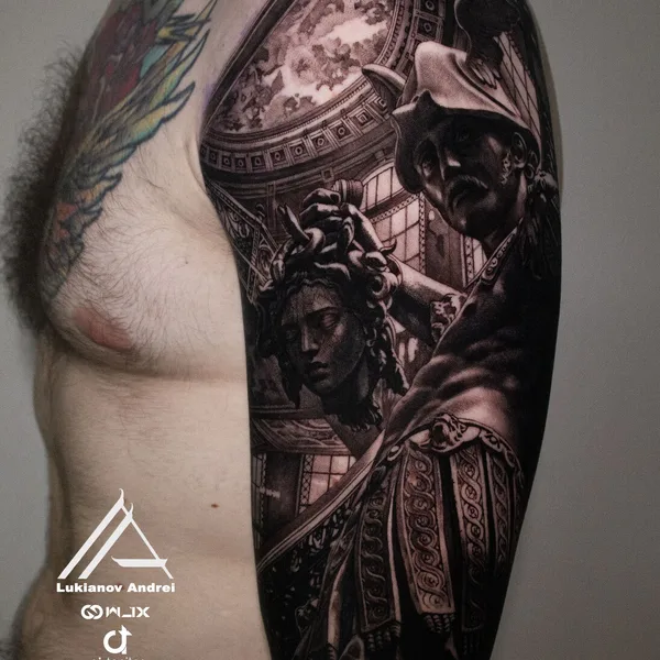 Black & Grey tattoo by Андрей Лукьянов in Екатеринбург