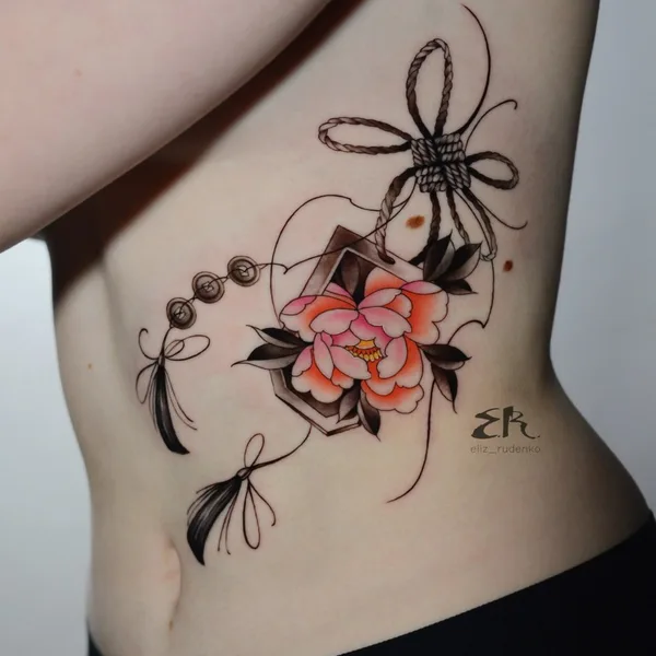 Abstract tattoo by Елизавета Руденко in Moscow
