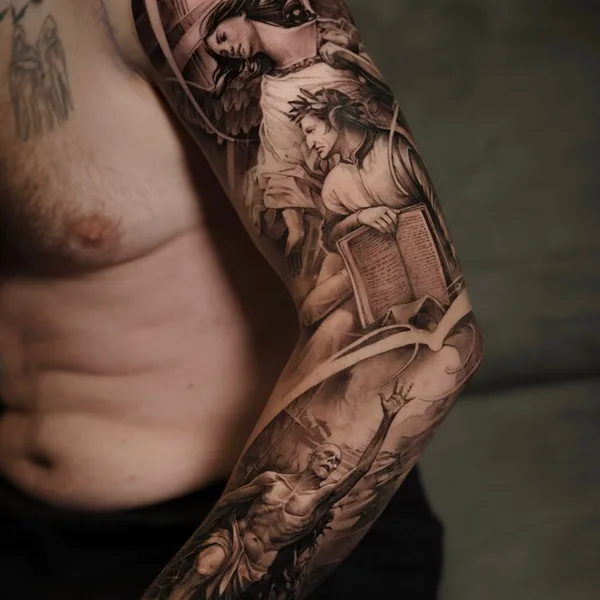 Chicano tattoo by Кирилл Матусевич in Saint Petersburg