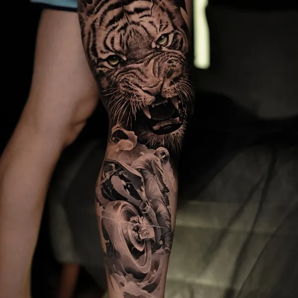 Chicano tattoo by Кирилл Матусевич in Saint Petersburg
