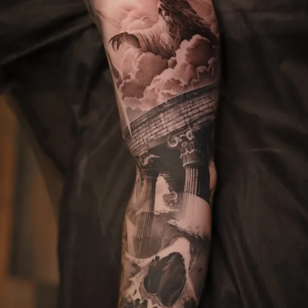 Chicano tattoo by Кирилл Матусевич in Saint Petersburg