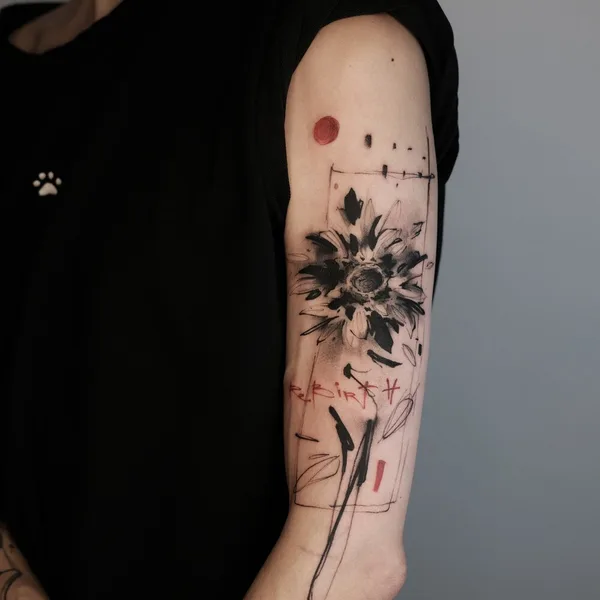 Abstract tattoo by Михаил Моррисон in Нижний Новгород