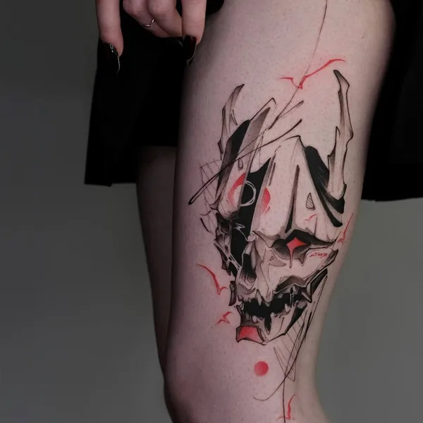 Abstract tattoo by Михаил Моррисон in Нижний Новгород