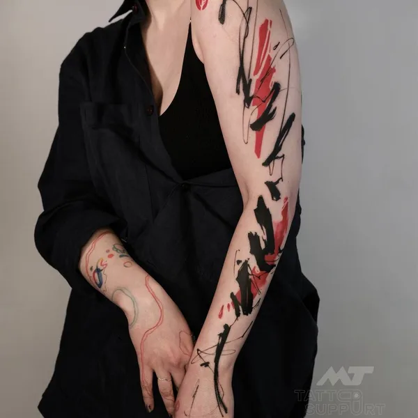 Abstract tattoo by Михаил Моррисон in Нижний Новгород