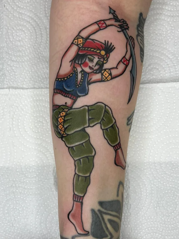 color traditional татуировка на forearm #93360 | Тату мастер Алексей Родионов