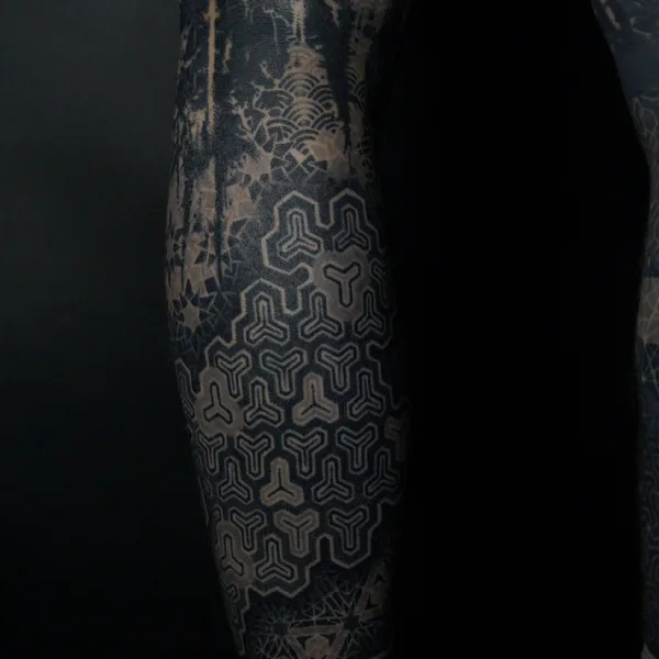 Ornamental tattoo by Ульященков Владимир in Moscow