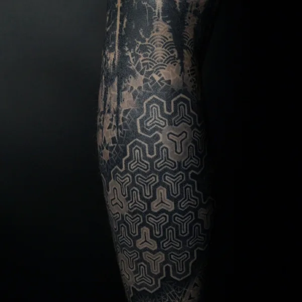 Ornamental tattoo by Ульященков Владимир in Moscow