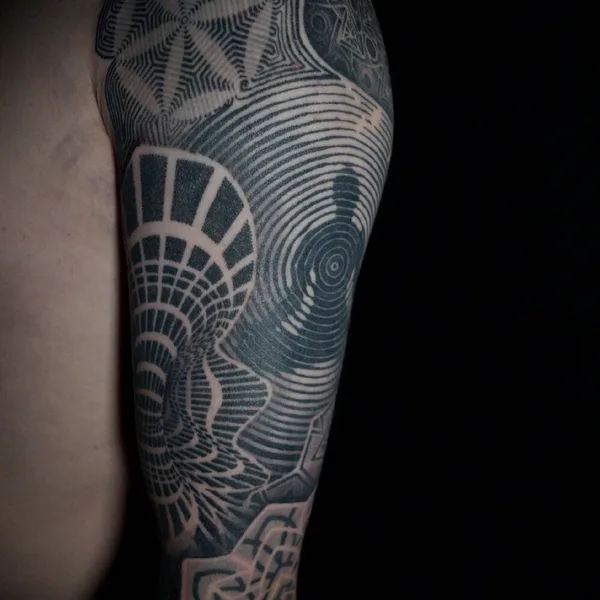 Ornamental tattoo by Ульященков Владимир in Moscow