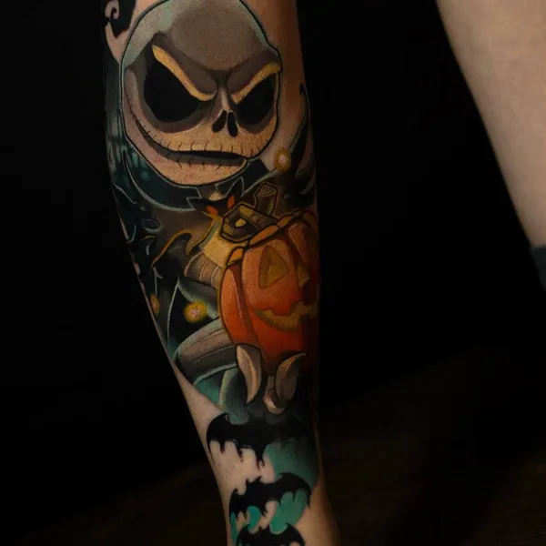 New School tattoo by Мария Иволга in Красноярск