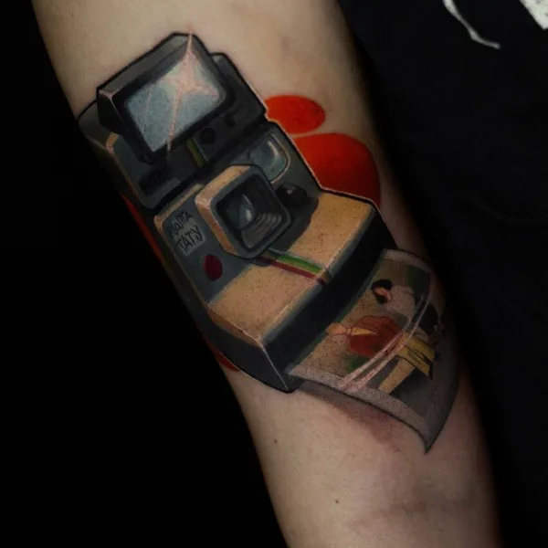 New School tattoo by Мария Иволга in Красноярск