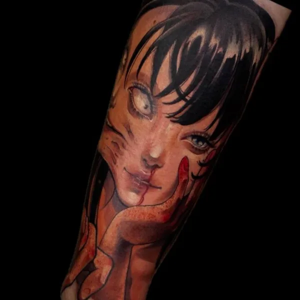 New School tattoo by Мария Иволга in Красноярск