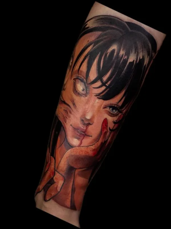 color illustrative tattoo on forearm #95010 | Tattoo Artist Мария Иволга