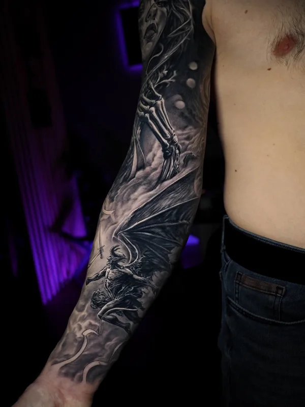 tatouage #104896 | Artiste tatoueur Арсений Каренин
