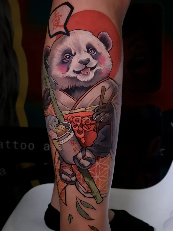Neo Traditional tattoo by Alena Lang in Valencia