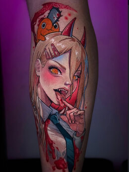 Anime tattoo
