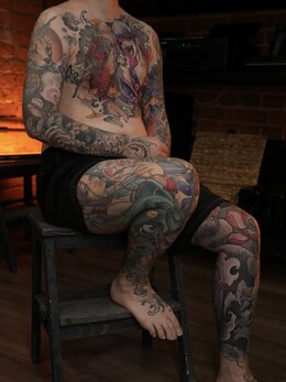Neotraditional tattoo