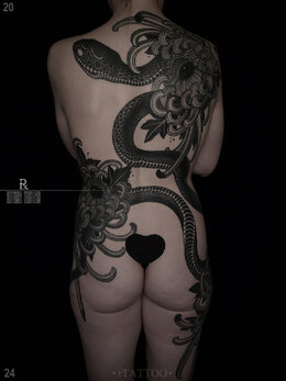 Neojapanese tattoo