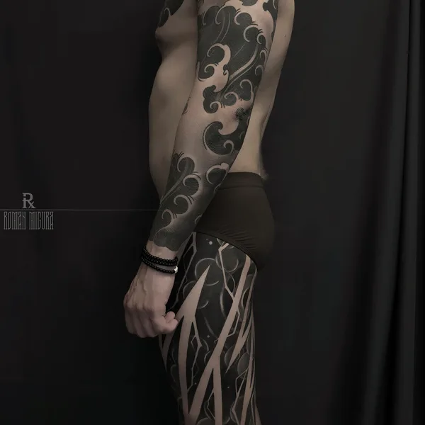 Japanese tattoo by РОМАН МИГУРА in Moscow