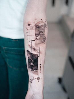 Microrealism tattoo