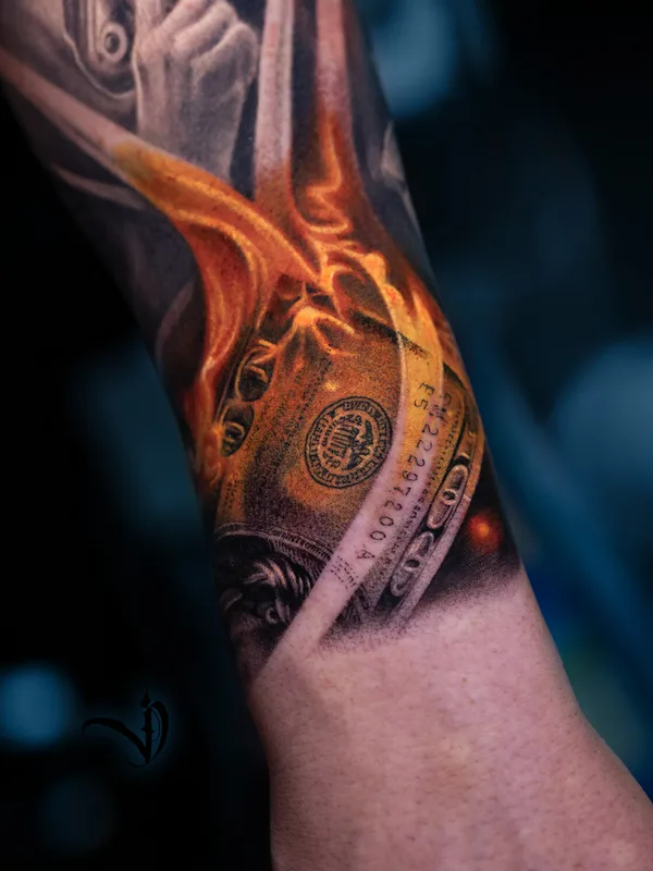 male color miniature tattoo on forearm #95074 | Tattoo Artist Дмитрий Варлаков