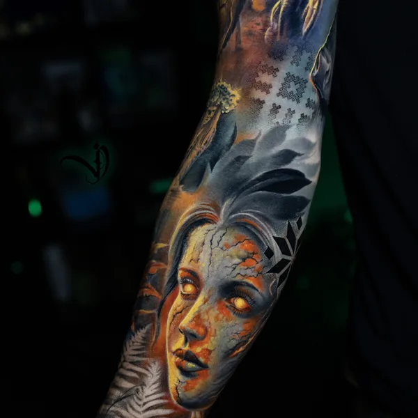 Реализм tattoo by Дмитрий Варлаков in Москва