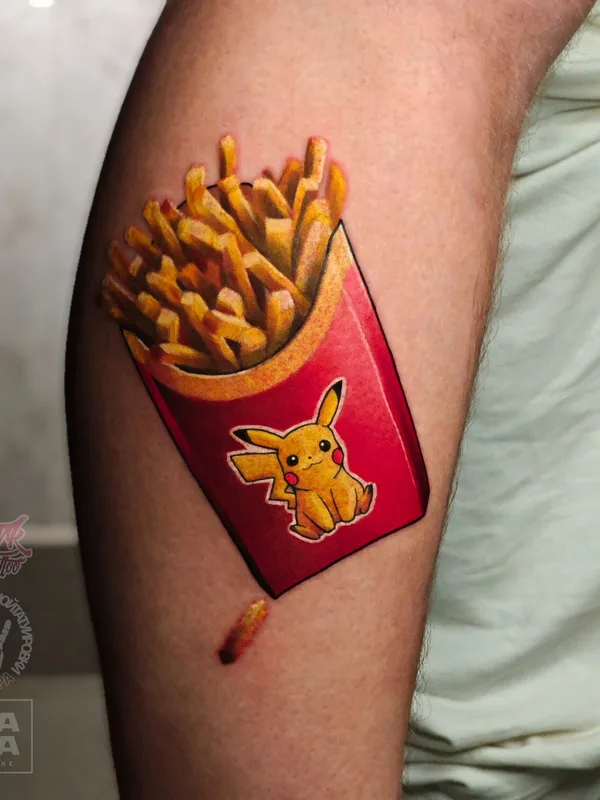 male color neotraditional Tatuagem em shin #94891 | Tatuador Ярослав Старк