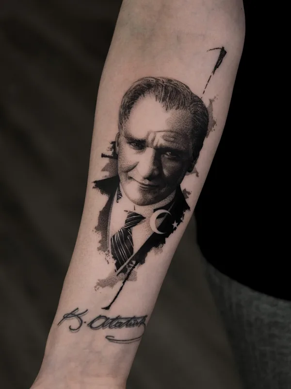 black and grey realism татуировка на forearm #95075 | Тату мастер Petr Shvets