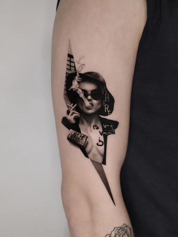 female black and grey black and grey татуировка на forearm #95080 | Тату мастер Petr Shvets