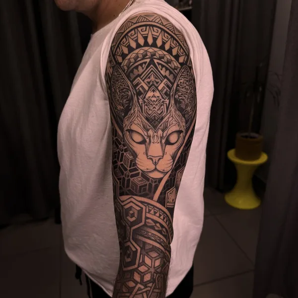 Black tattoo by Елена Чернова in Челябинск