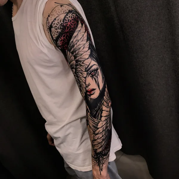 Black tattoo by Елена Чернова in Челябинск
