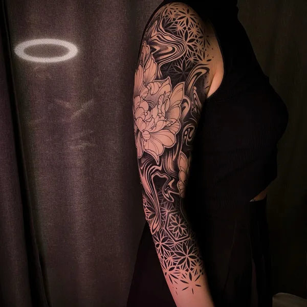 Black tattoo by Елена Чернова in Челябинск