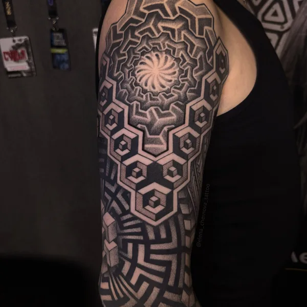 Black tattoo by Елена Чернова in Челябинск
