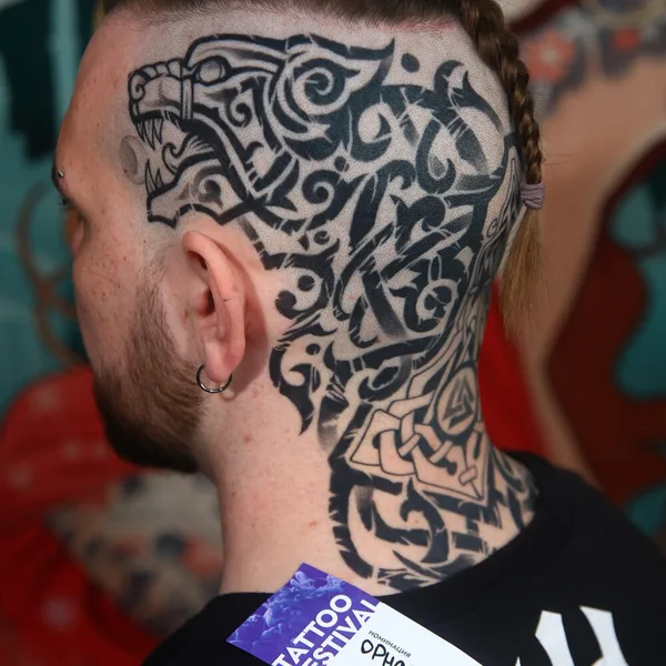 Black tattoo by Елена Чернова in Челябинск