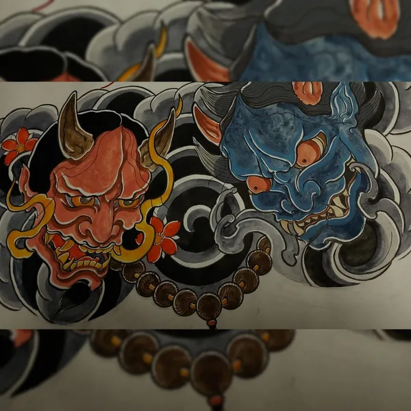 Japanese tattoo by Ксения Жаворонкова in Воронеж