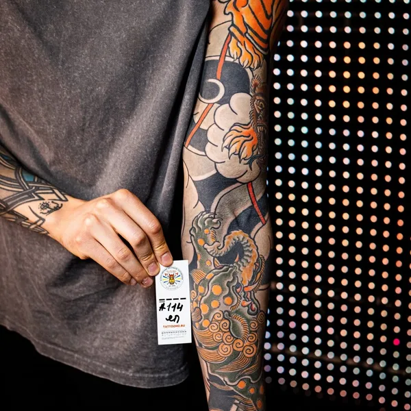 Japanese tattoo by Ксения Жаворонкова in Воронеж