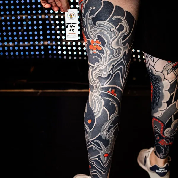 Japanese tattoo by Ксения Жаворонкова in Воронеж