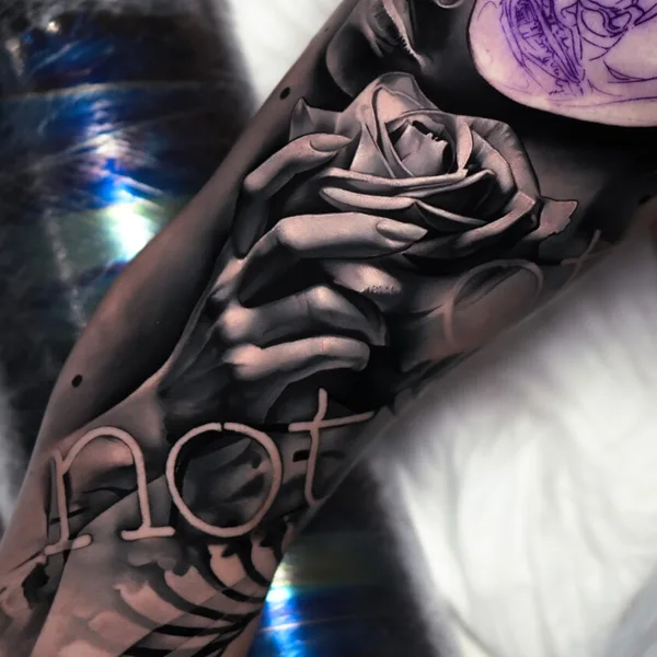 Чёрно-серая tattoo by Dan Starr in Ростов-на-Дону