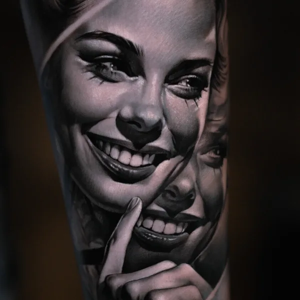 Чёрно-серая tattoo by Dan Starr in Ростов-на-Дону