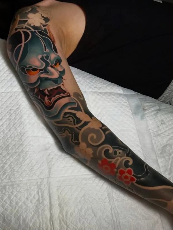japanese tattoo #103889 | Tätowierer Слава Армеев