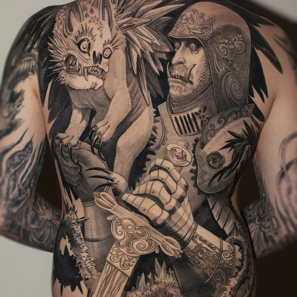 Author's Style tattoo by Sicko Black in Moscow