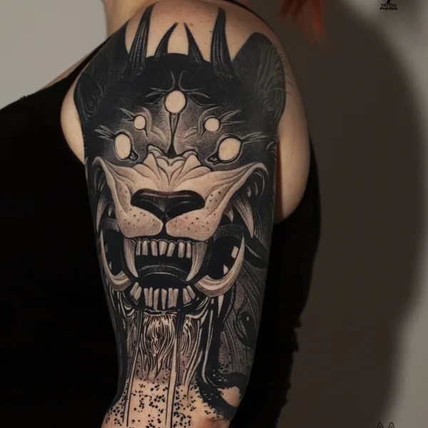 Author's Style tattoo by Sicko Black in Moscow