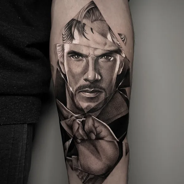 Black tattoo by Евгений Гнётов in Moscow