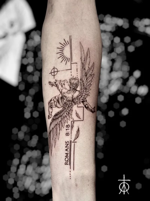 black fineline tatuaje #105621 | Tatuador Claudia Fedorovici 