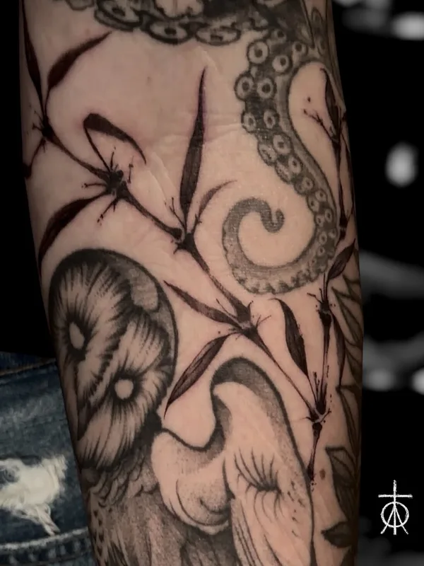 botaniс tatuaje #105629 | Tatuador Claudia Fedorovici 