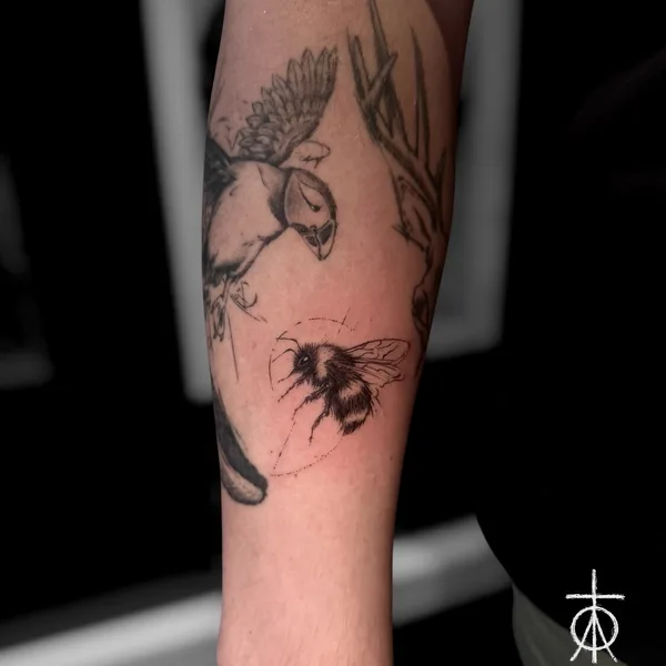 Micro Realism tattoo by Claudia Fedorovici  in Amsterdam