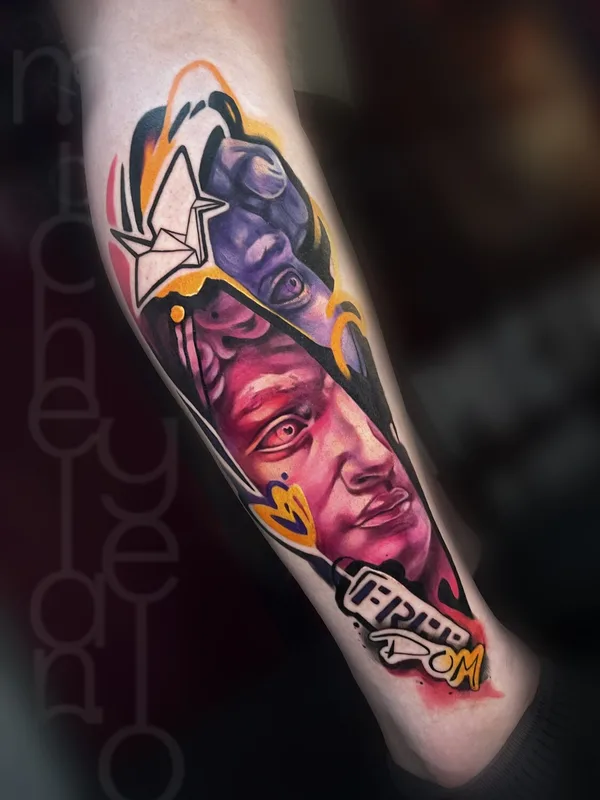 color illustrative татуировка на forearm #95711 | Тату мастер Алина Желтухина