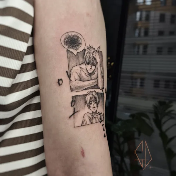 Anime tattoo by GrianDhearg Tattoo in Воронеж